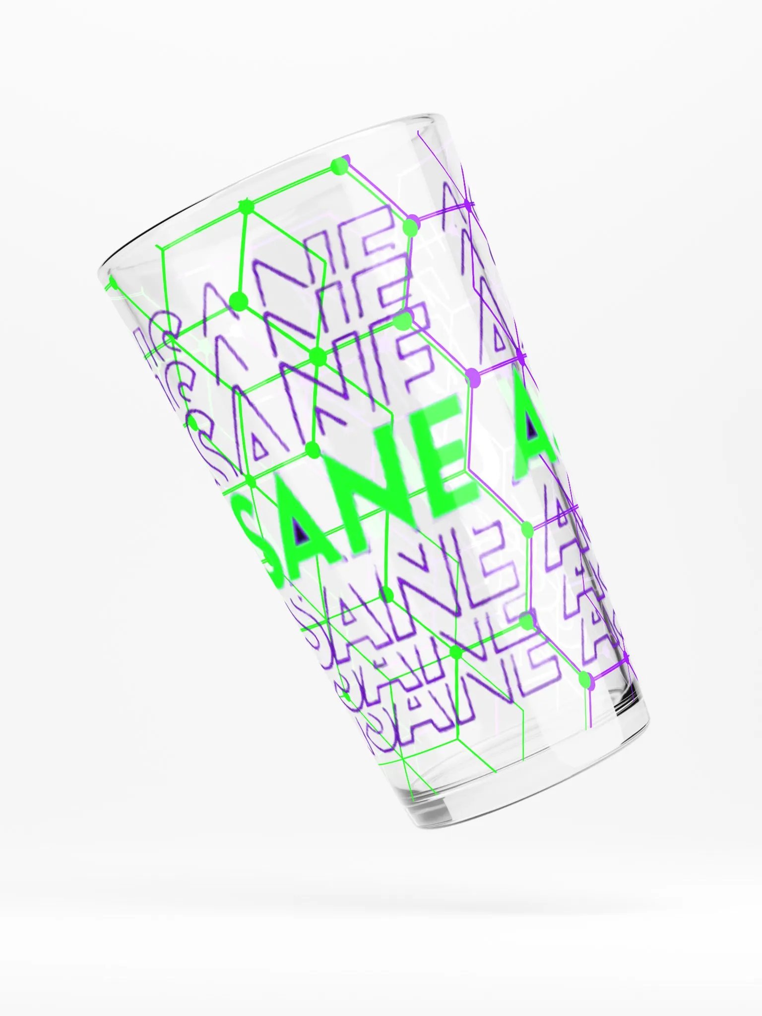 Insane Asylum Pint Glass product image (4)