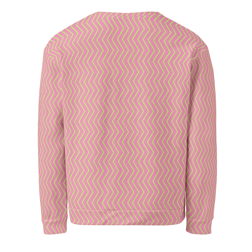 Zigzag Zest All-Over Print Unisex Sweatshirt product image (3)