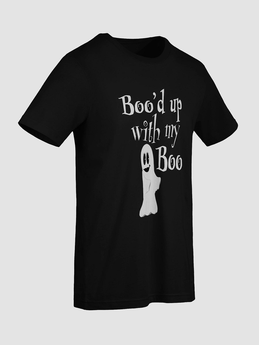 Boo'd Up With My Boo – Cute Girl Ghost Halloween T‑Shirt product image (5)