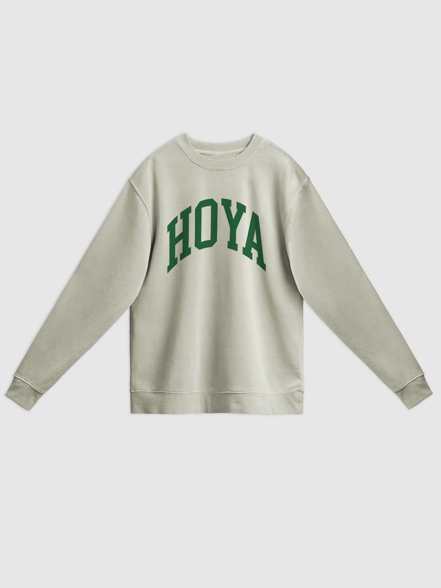 HOYA varsity unisex midweight pigment dyed crewneck product image (1)