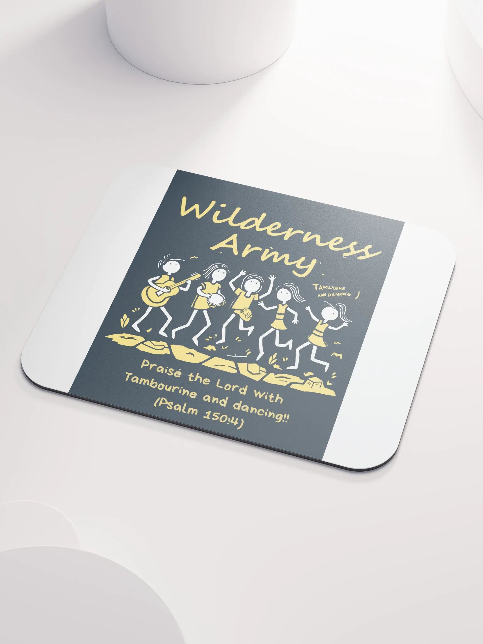 Wilderness Army Tambourine Dance Mouse Pad product image (3)