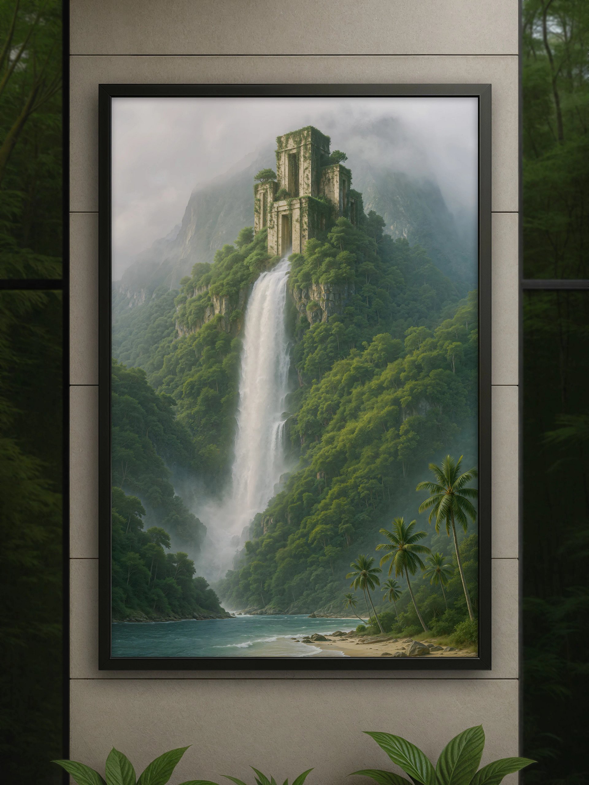 Tidefall Monolith – Framed Poster product image (1)
