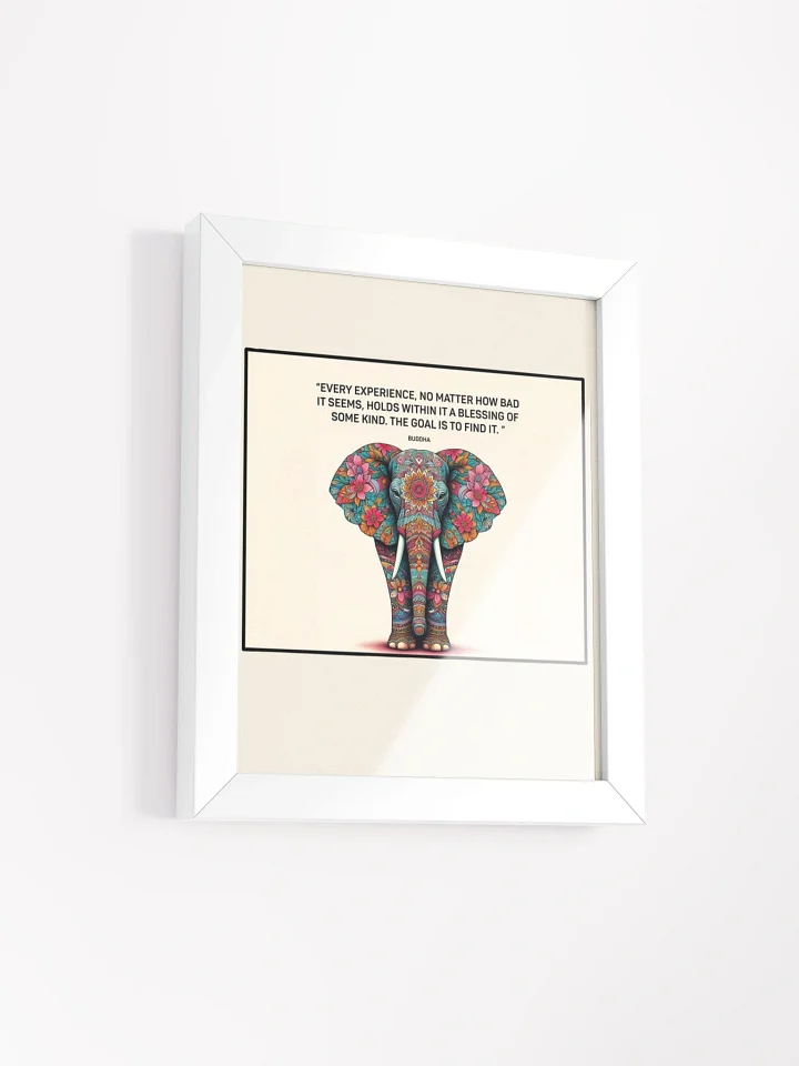 Blessings of Experience Elephant Framed Poster product image (2)