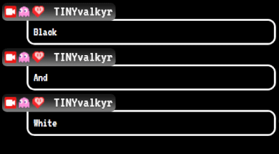 Custom Twitch Chat: Black & White product image (1)