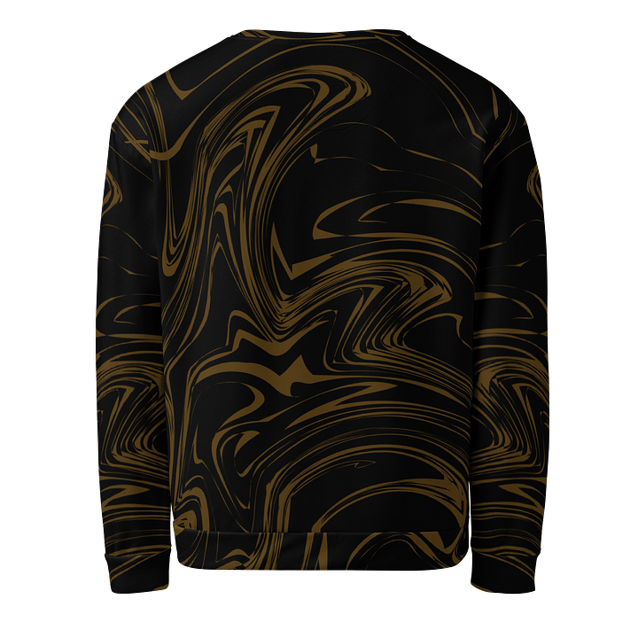 Golden Swirl Recycled Unisex Sweatshirt product image (2)