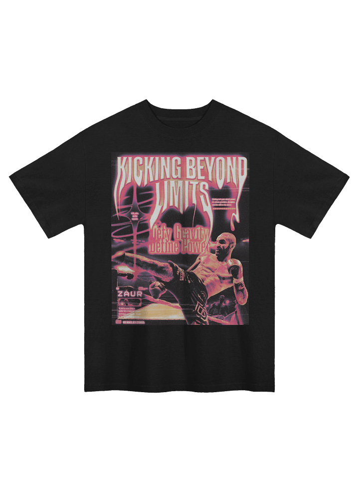 Oversized Tee - Kicking Beyond Limit by Zaur Dzhavadov product image (1)