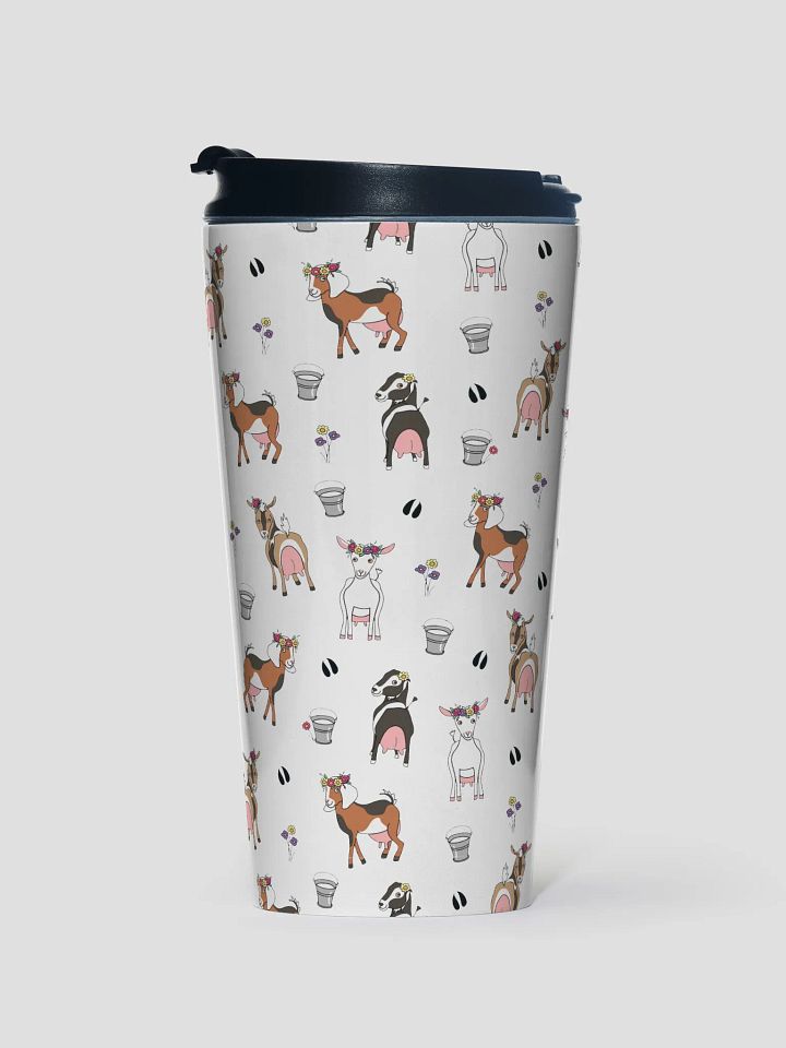 Dairy Goat Stainless Steel Travel Mug product image (1)