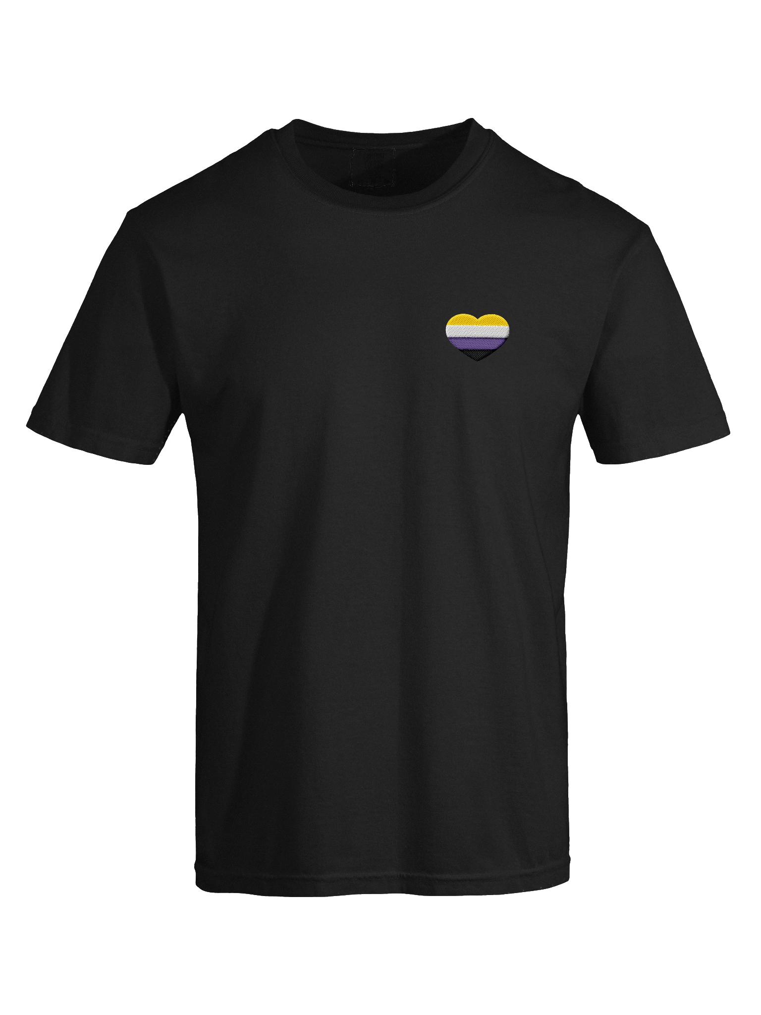 Nonbinary Pride Embroidered T-Shirt product image (3)