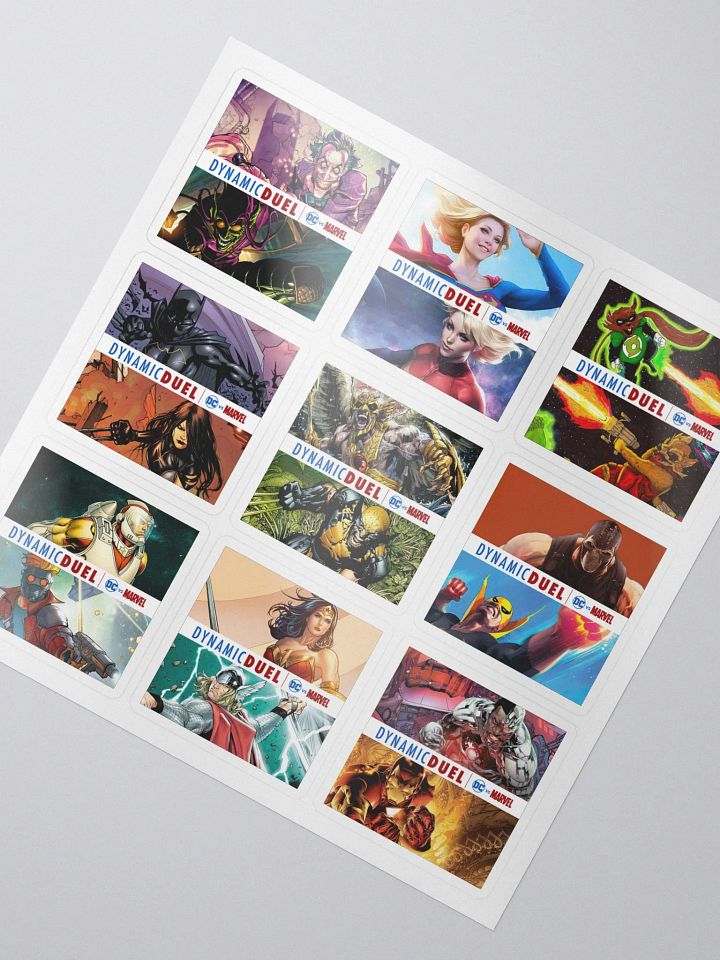 Dynamic Duel Episode Cover Stickers - Series 2 product image (2)
