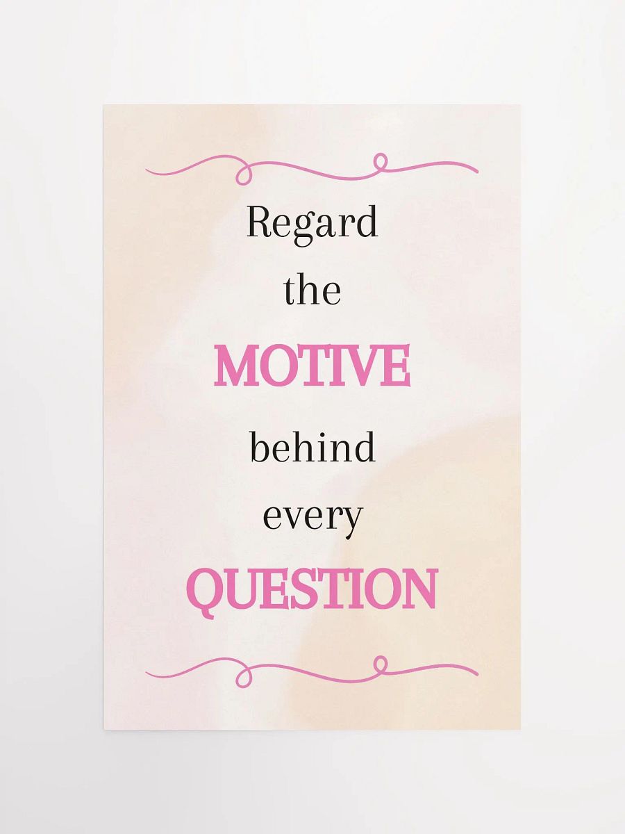 MOTIVE & QUESTION Empowerment Poster product image (4)
