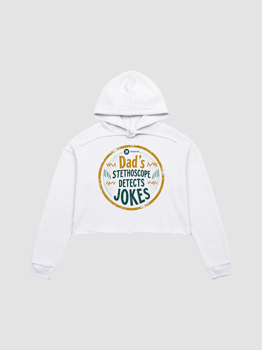 Dad's Stethoscope Crop Hoodie product image (2)