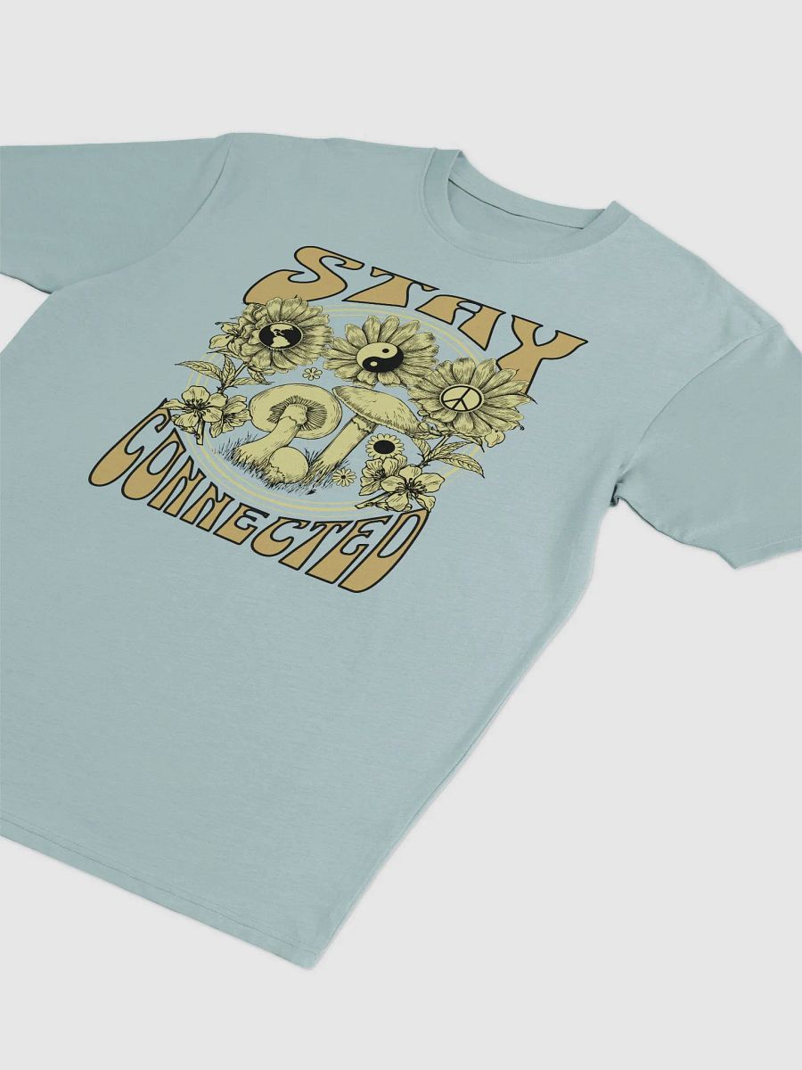 Stay connected mushrooms, peace and love t-shirt product image (21)