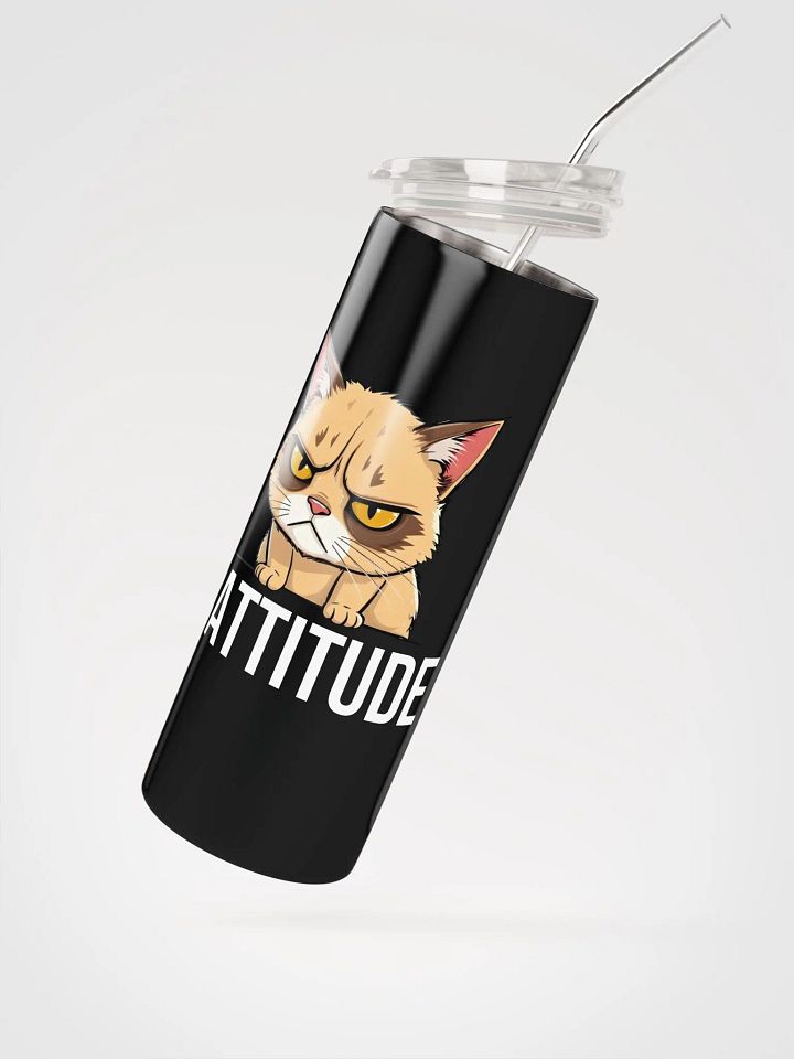 cattitude stainless steel cup product image (2)