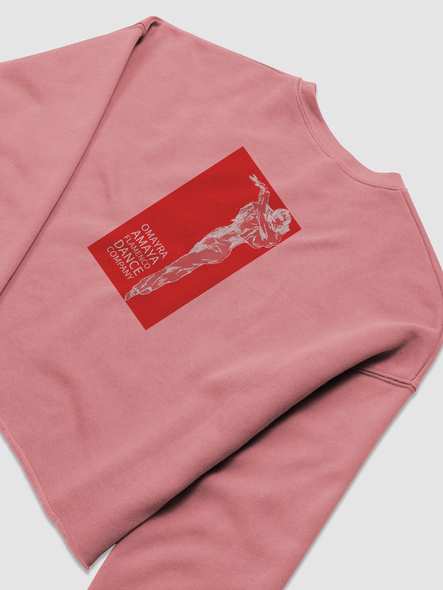 "Carmen" Studio cropped Long Sleeve Red / White product image (4)