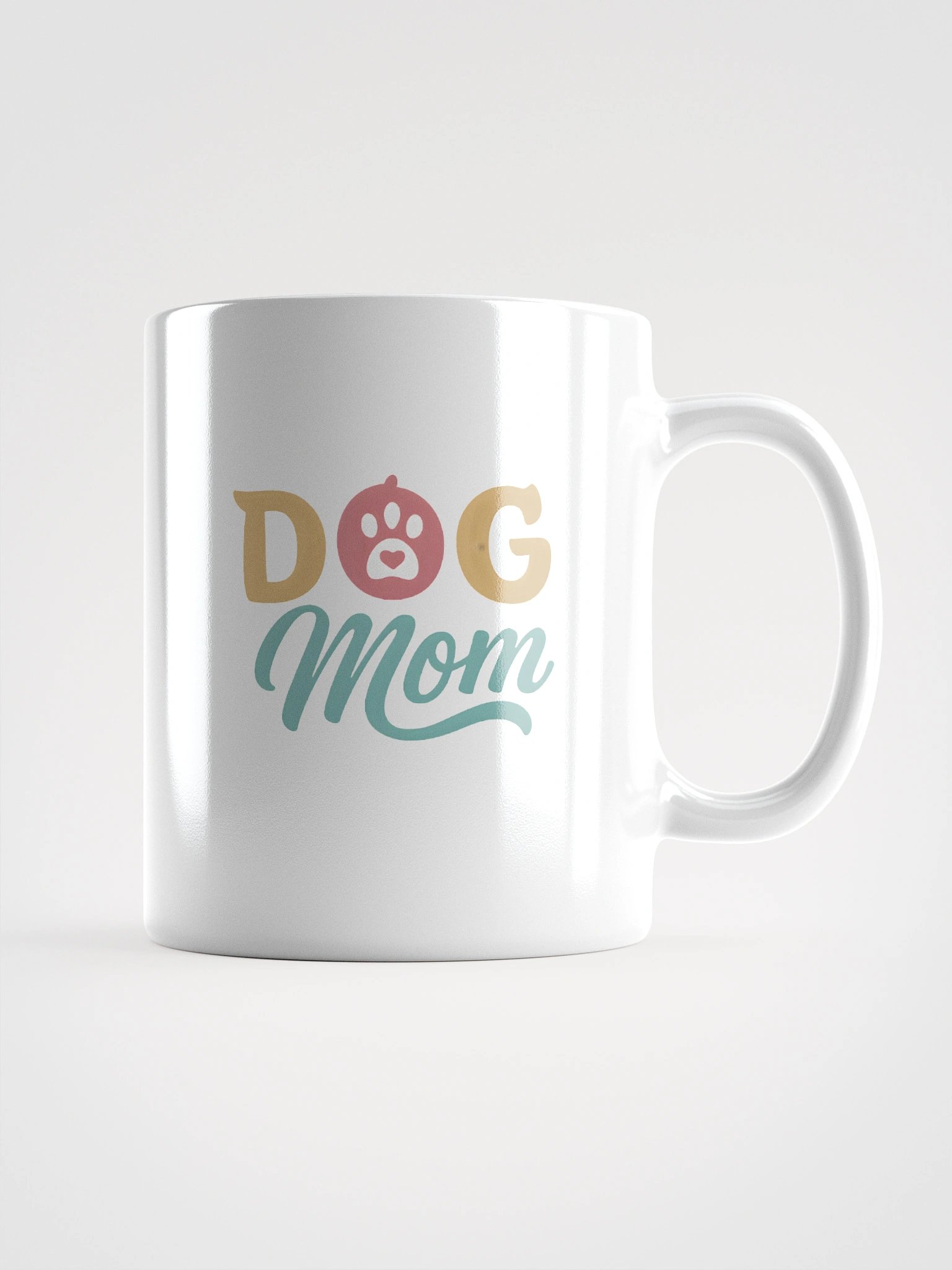 Dog Mom Mug | Bold Paw Print Design | Coffee Cup Gift for Pet Moms product image (2)