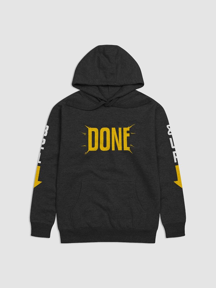 'DONE' Gold Hoodie - Darks product image (4)
