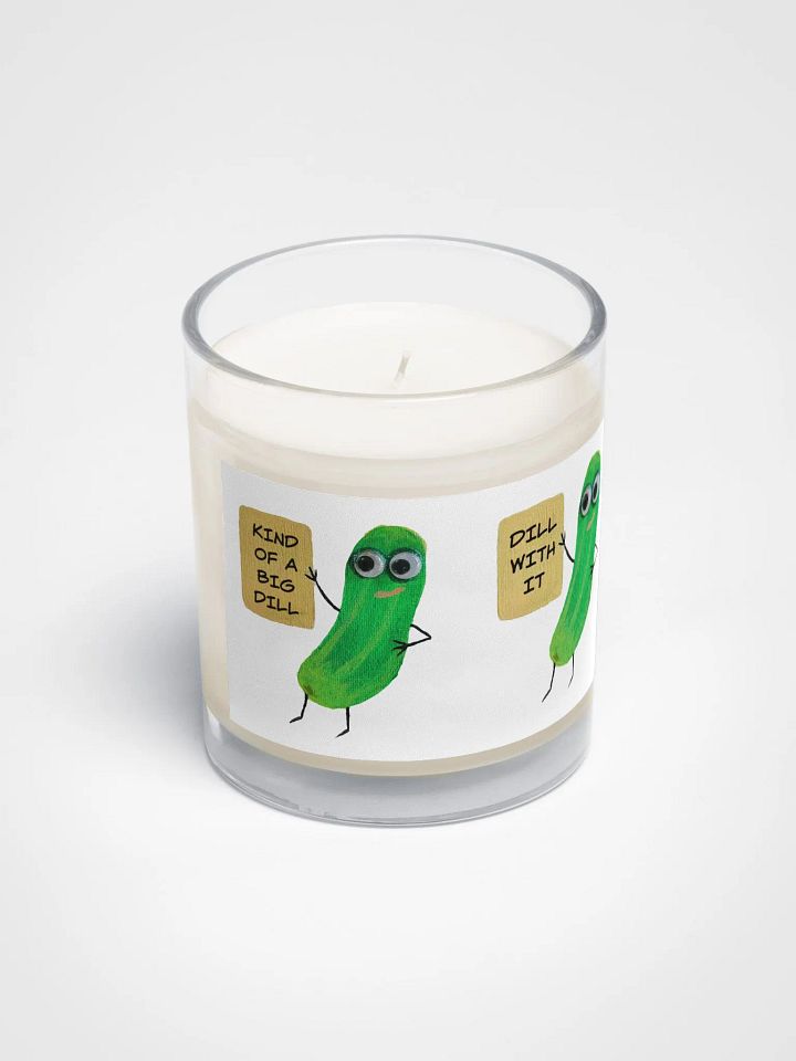 Emotional Support Pickles Soy Wax Candle product image (2)