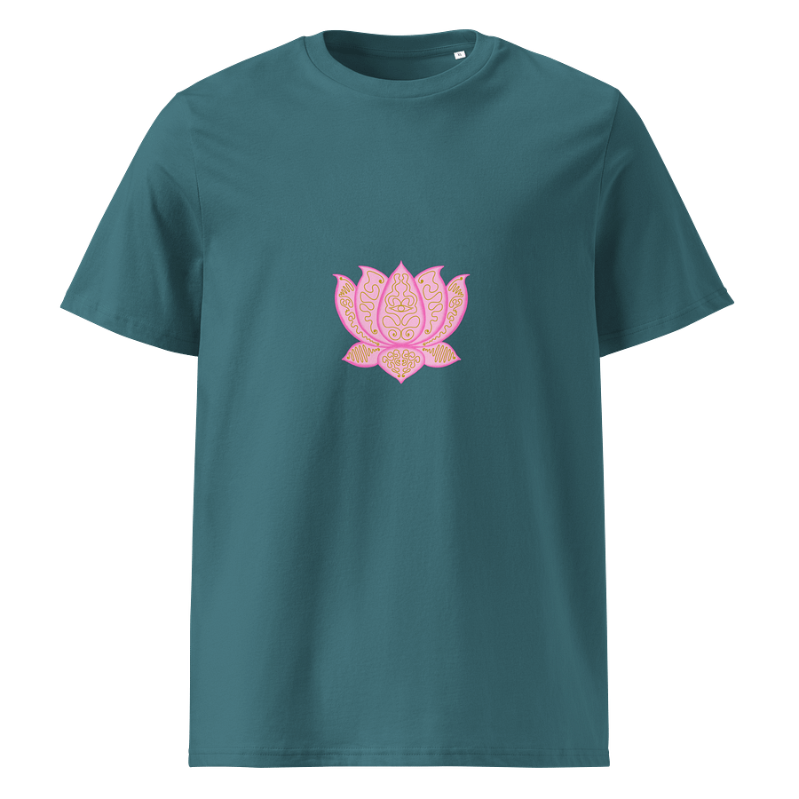 Golden Lotus Unisex Organic T-Shirt product image (1)