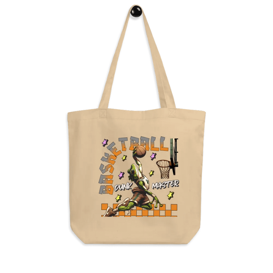 Basketball Dunk Master Frog Eco-Friendly Tote Bag product image (7)