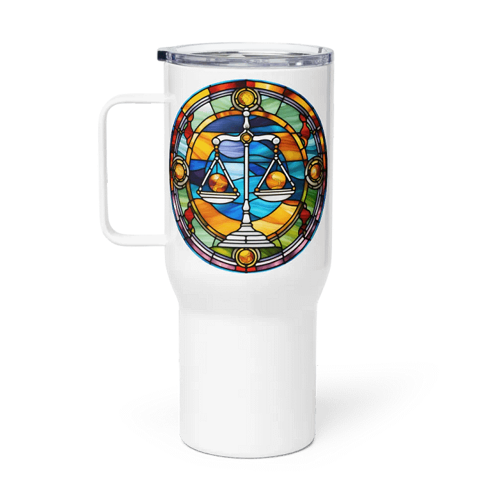 Spiritual Libra - Unique Travel Mug Design - Circle Energy product image (1)