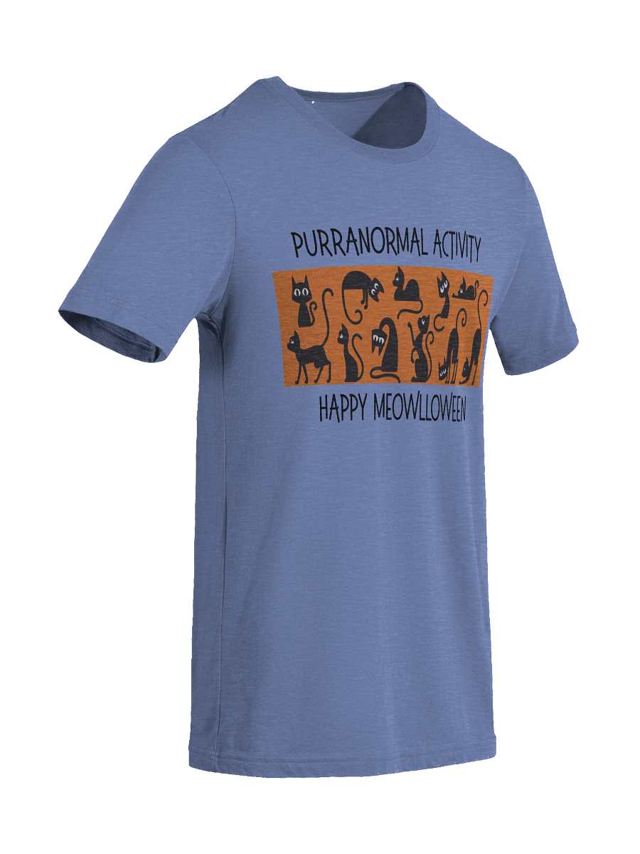 Men's Purranormal Activity Halloween Whimsical Cat Parade Tee product image (63)