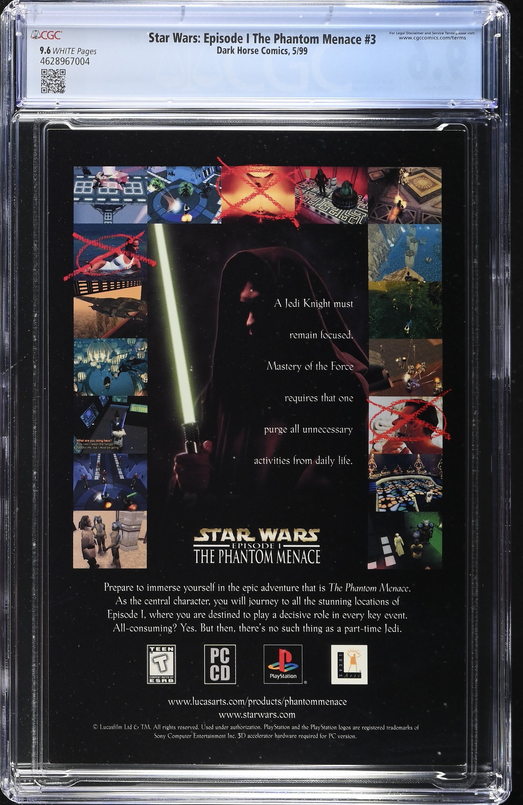 Star Wars: Episode I – The Phantom Menace #3 (1999) | CGC 9.6 | 1st Darth Maul in Comics | Hugh Fleming Cover product image (2)