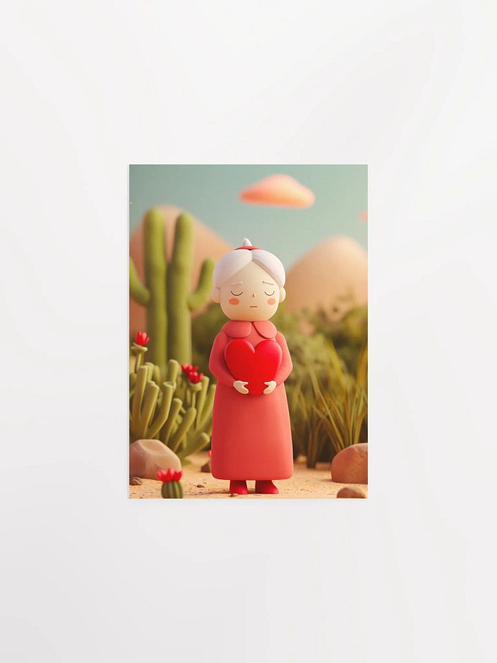 Whimsical Desert Love Poster product image (2)