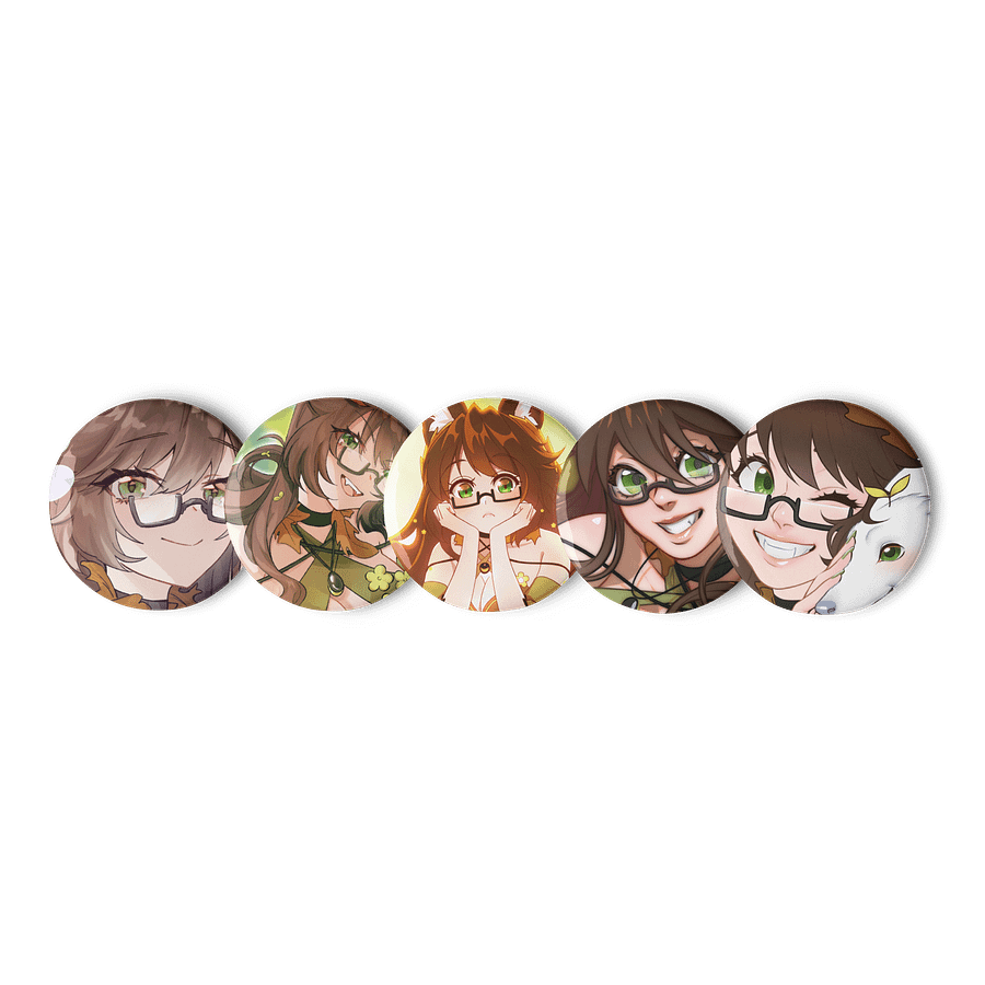 Fifth Year Anniversary Buttons product image (1)