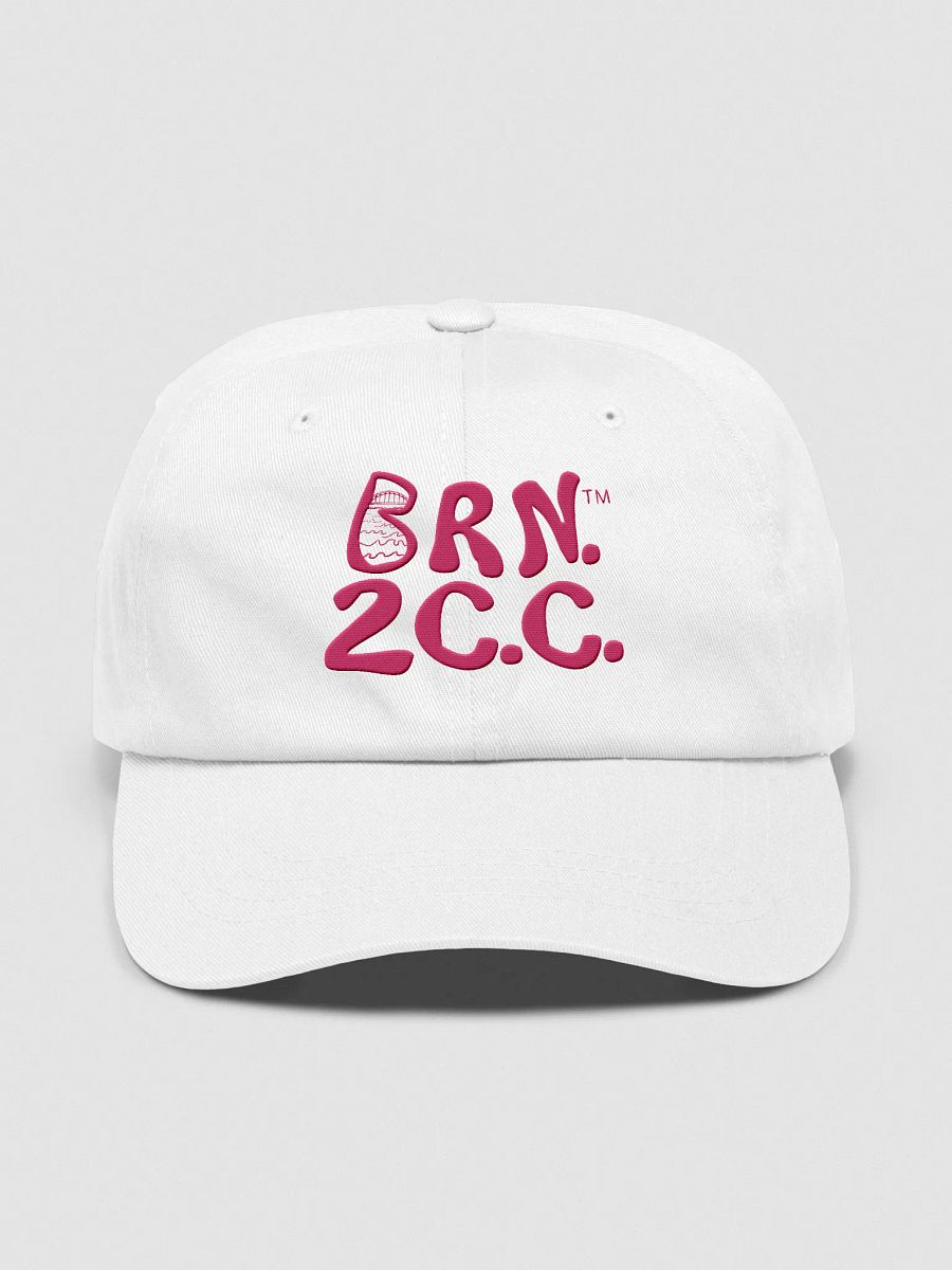 BOURNE to Cape Cod™ | Classic Dad Hat | Laid-Back, Coastal Cool with BRN.2C.C.™ Vibes | Pink Logo product image (1)