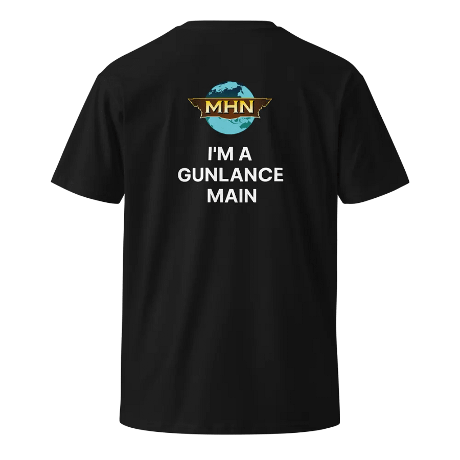 Copy of Gunlance Main MHN Emblem Unisex T-Shirt Black/Grey/Navy product image (2)