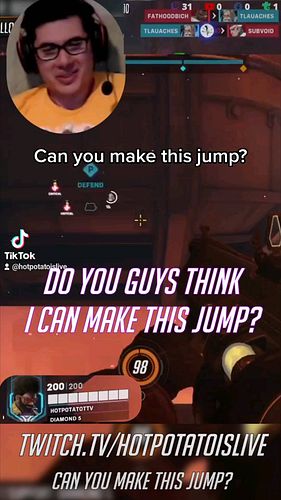 Overwatch 2 Can You Make This Jump? https://linktr.ee/HoTPoTaToisLive #ow #overwatch #overwatch2 #overwatchclips #overwatchpl...