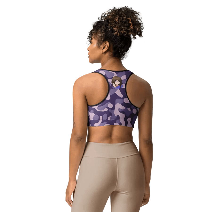 Purple Camo Nova Sports Bra product image (12)
