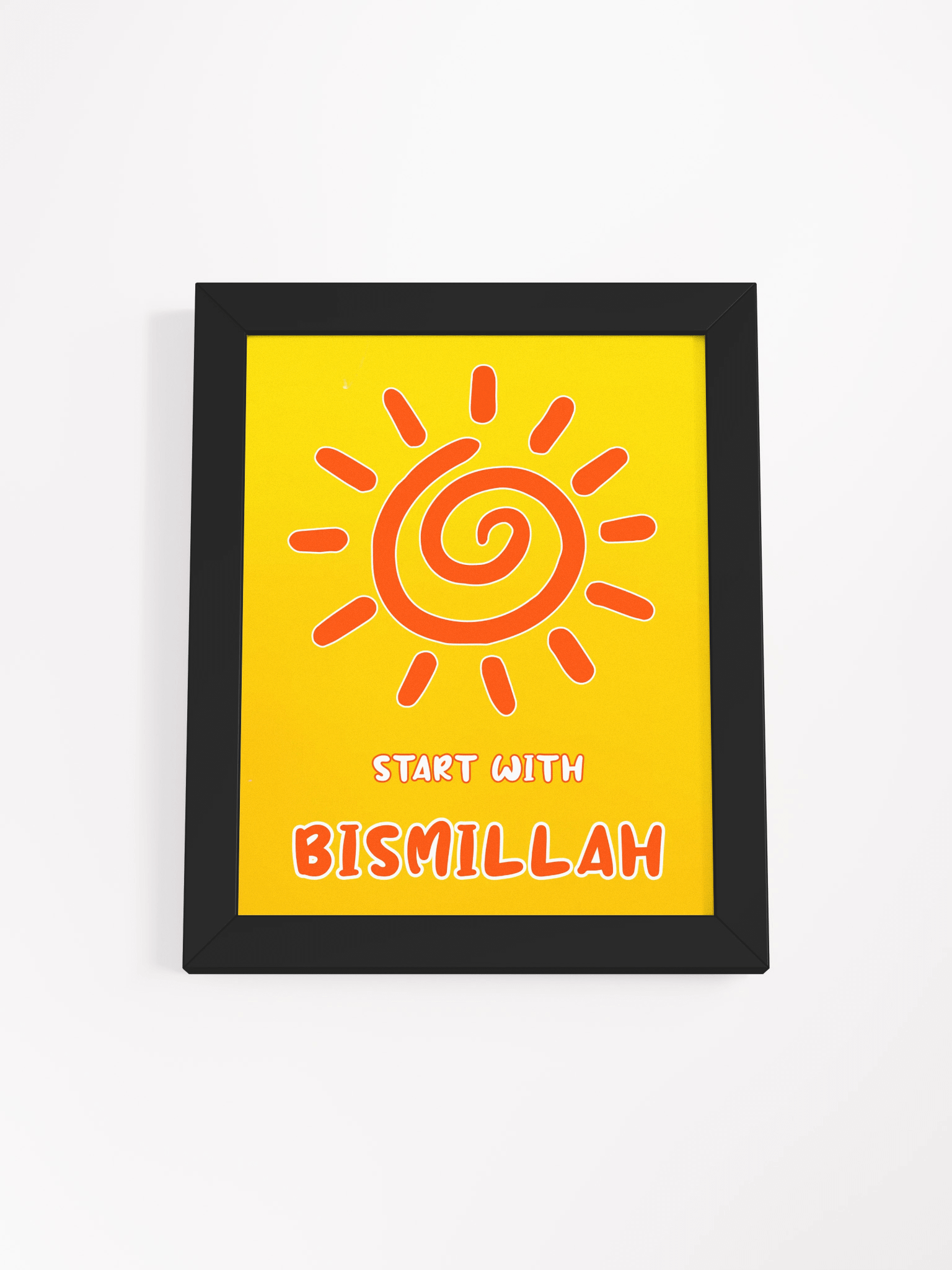 Start with Bismillah Kids Wall Art product image (3)