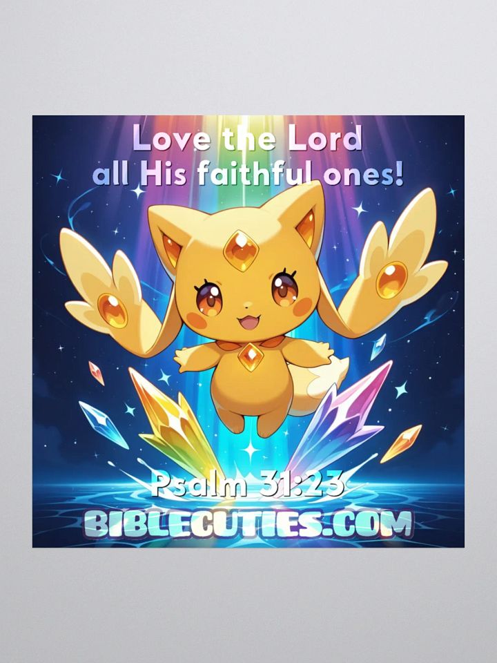 Bible Cuties Mary - Love the Lord all His faithful ones! product image (3)
