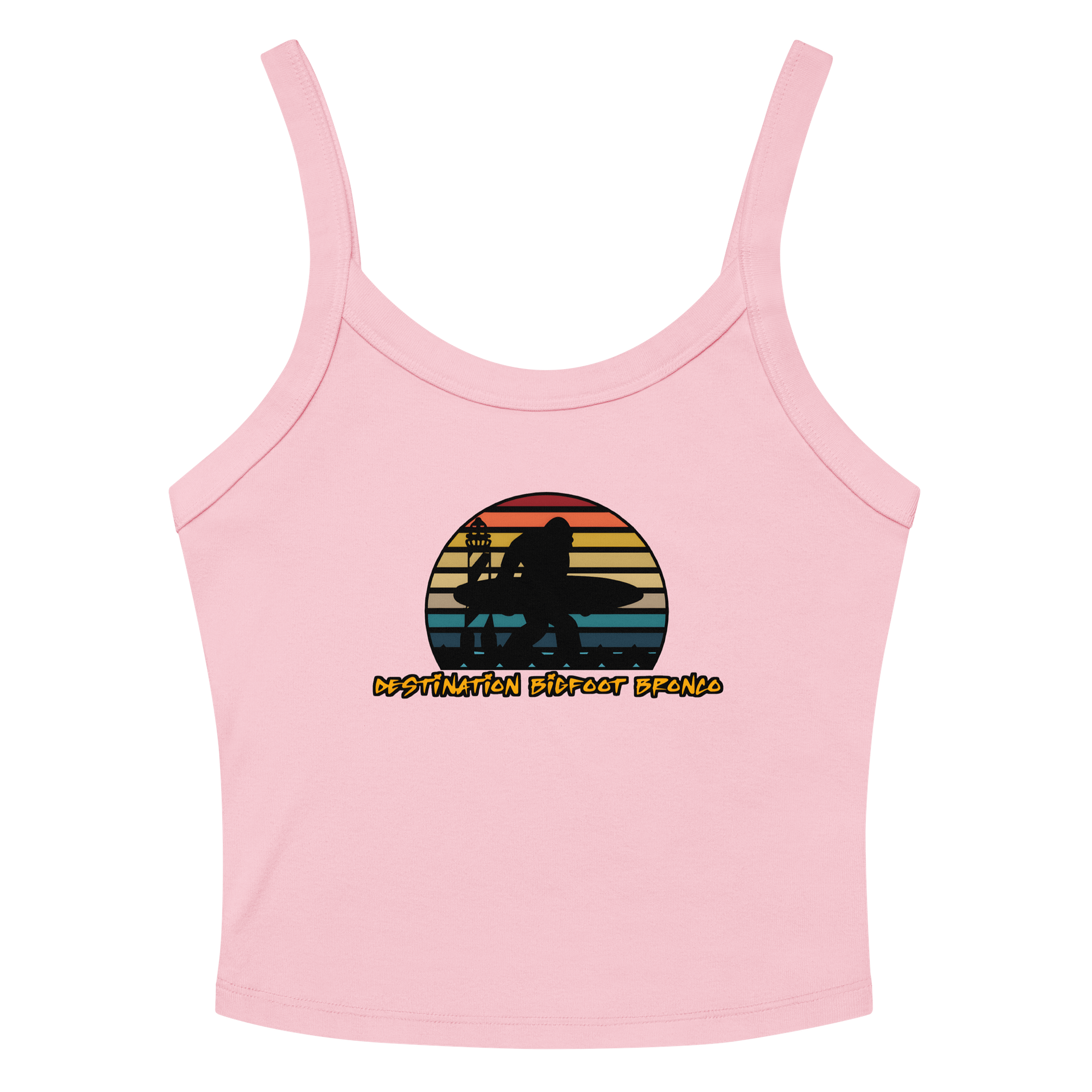 Destination Bigfoot Bronco Classic Logo Women's Sunset Tank (Multiple Colors) product image (18)