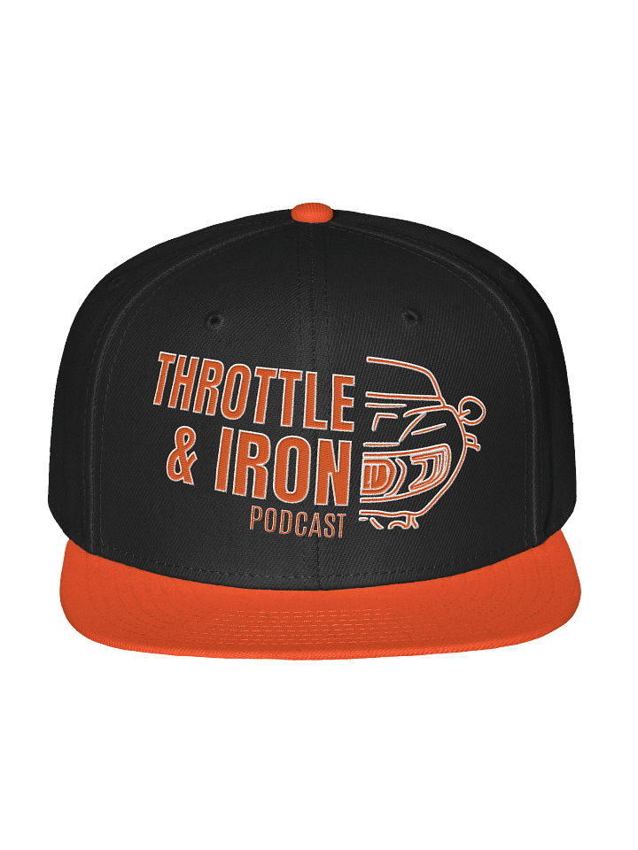 Throttle & Iron Podcast (IMC) Embroidered Snapback Hat product image (3)