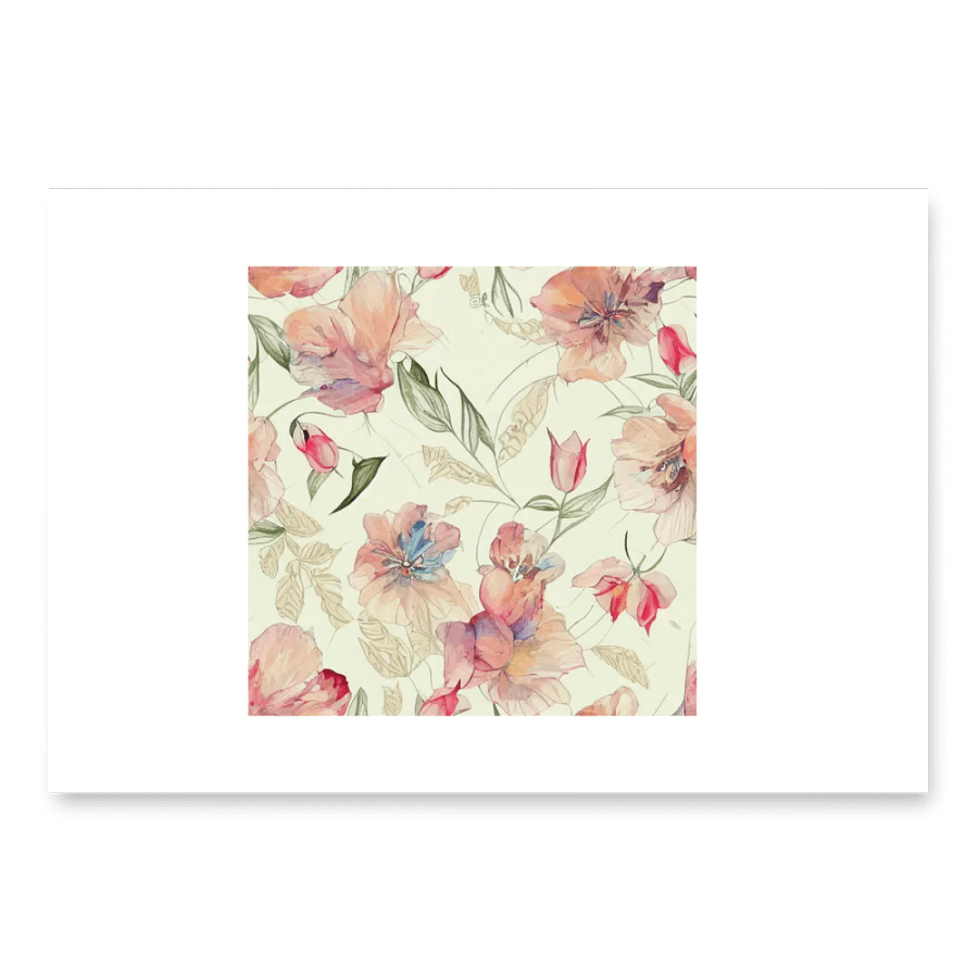 Pastel Floral Delight Wrapping Paper Set product image (3)