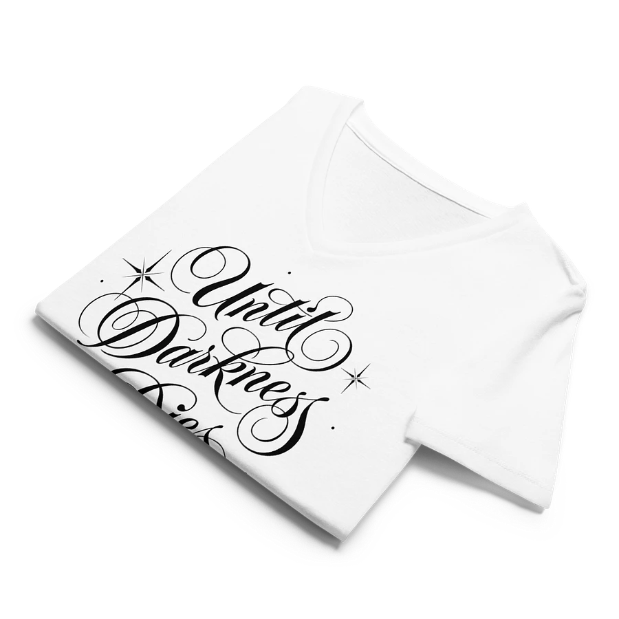 Until Darkness Dies (simple design) Bella+Canvas Women's Relaxed V-Neck T-Shirt product image (4)