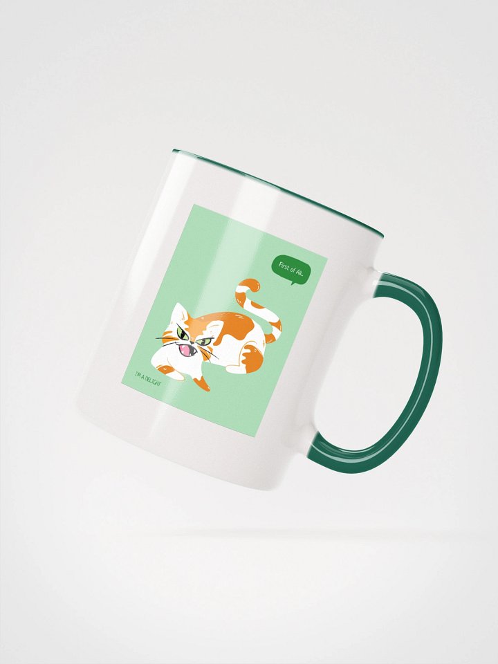 First of All... Angry Cat Ceramic Mug product image (5)