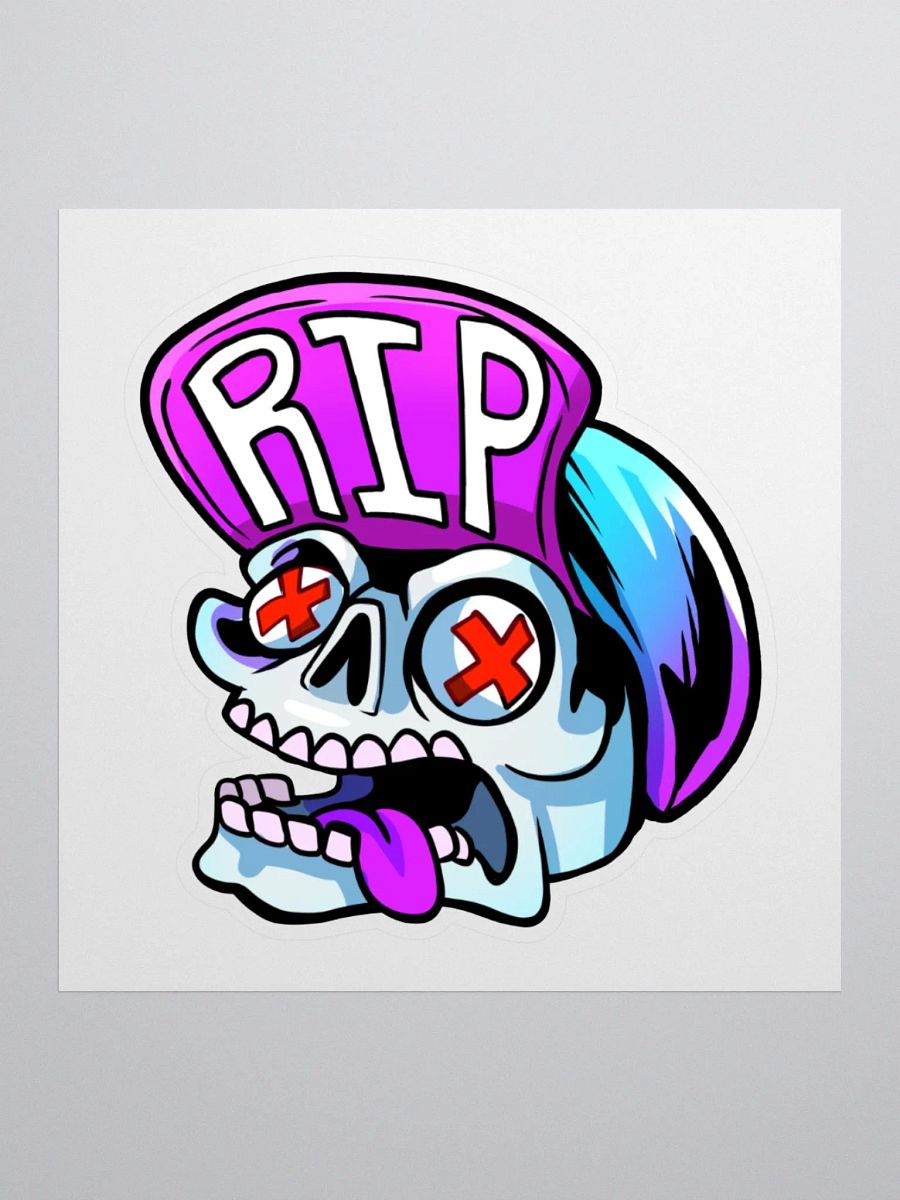 RIP Kiss Cut Sticker product image (1)