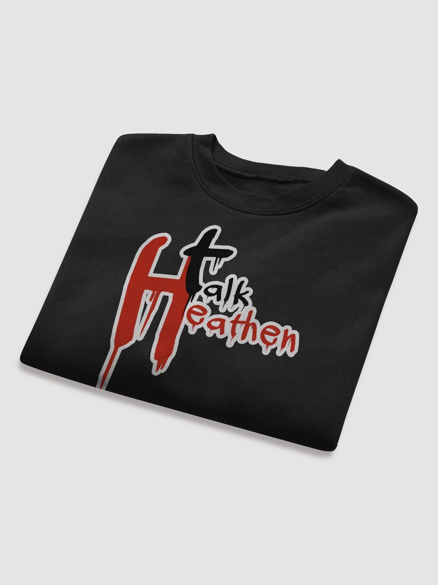 Talk Heathen Crop Sweatshirt product image (38)