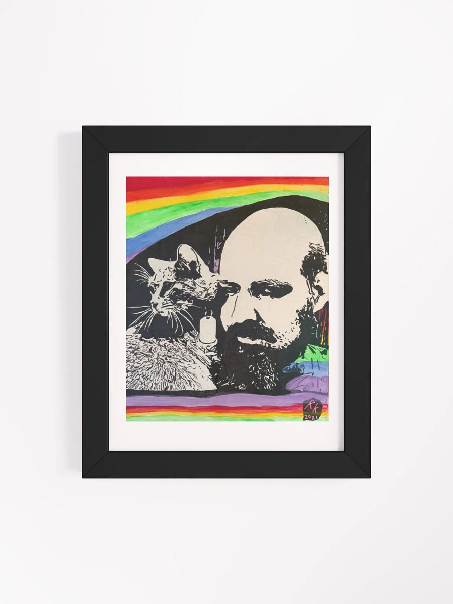 Framed Print of "My Cat and I" product image (4)