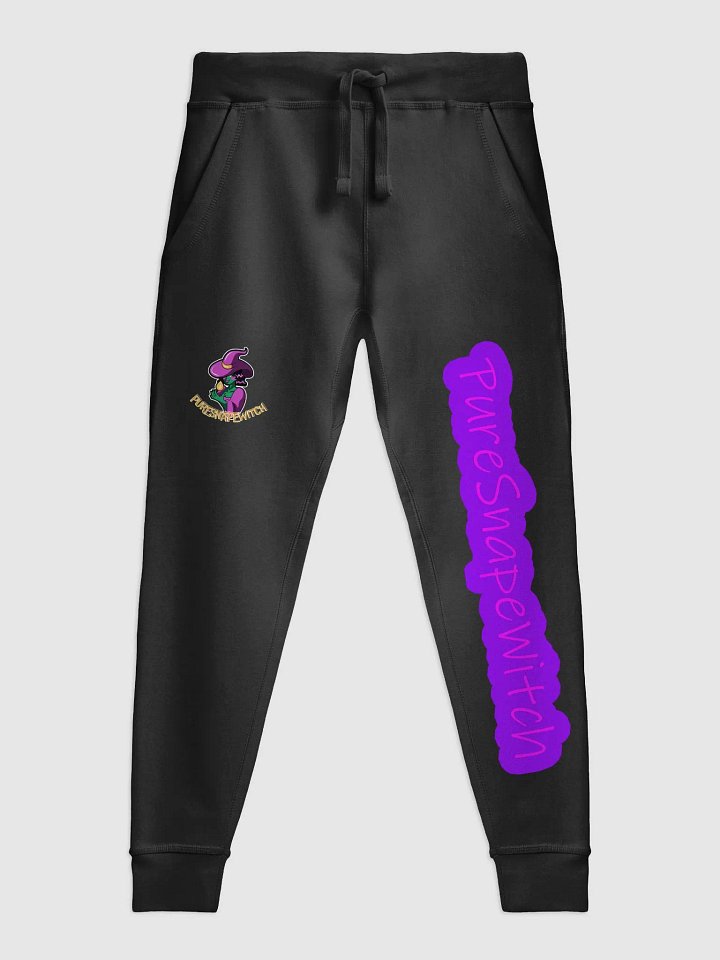 PureSnapeWitch Vertical Text Fleece Joggers product image (2)