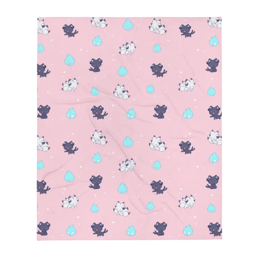 meiya, meinya & wisps blanket (pink) product image (1)