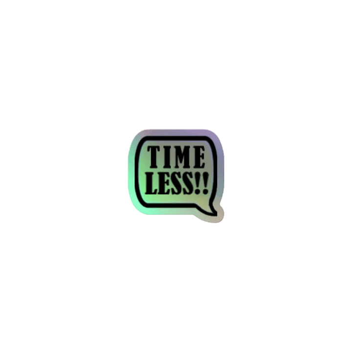 #BlameTimeless Holo Sticker product image (1)