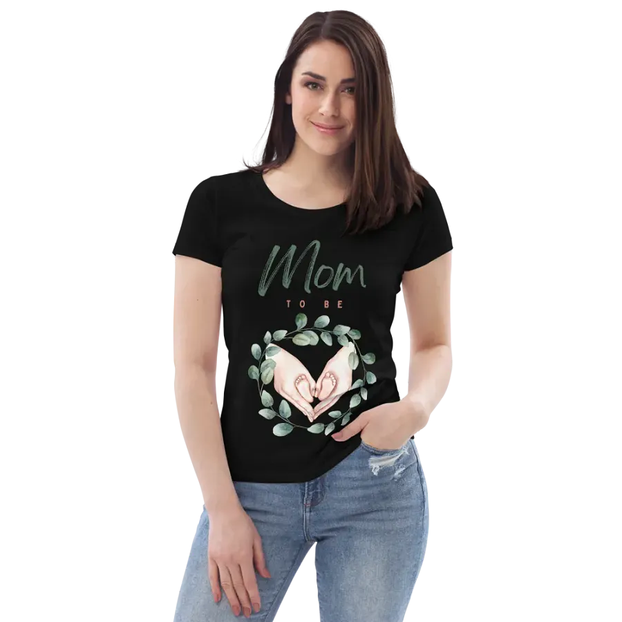 Mom-To-Be Watercolor Love Tee product image (1)