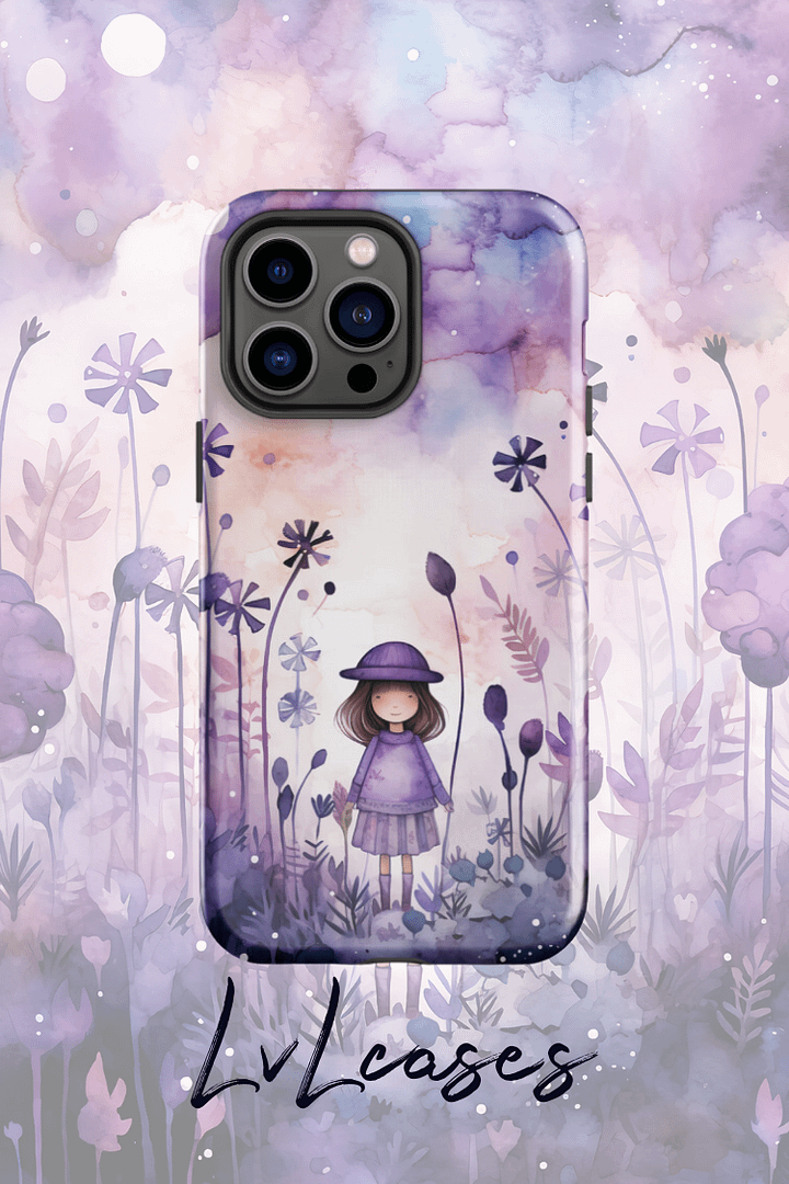 Whimsical girl Tough iPhone Case product image (2)