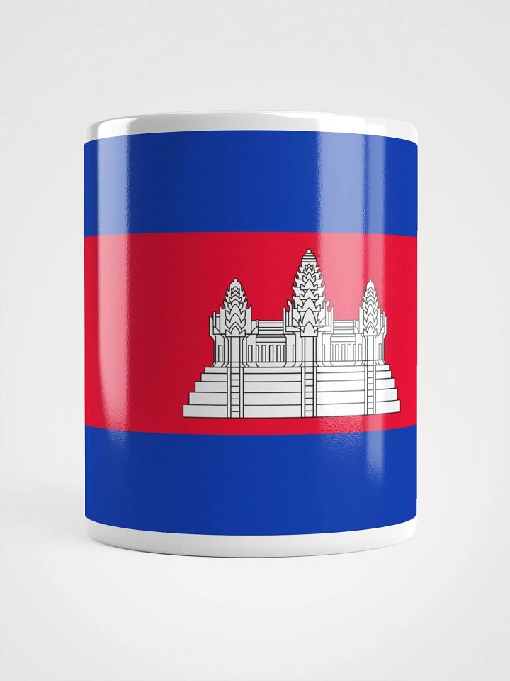Cambodia Flag White Coffee Mug product image (1)