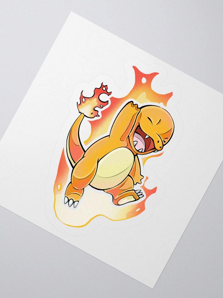 "OG Charmander" Kiss-Cut Sticker product image (4)