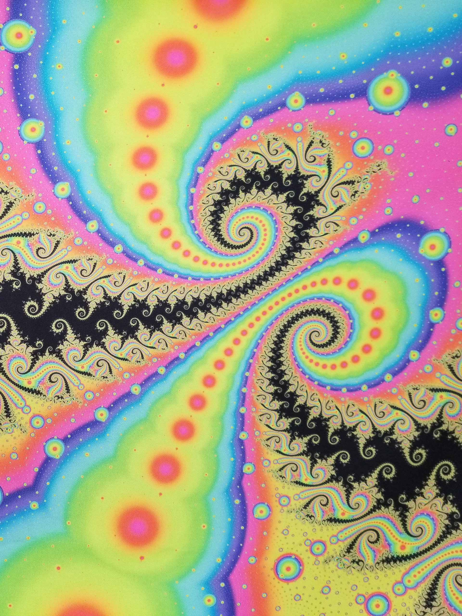 UV fractal tapestry - Pink Lemonade Sunrise product image (3)